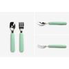 Daily Like Bonbon Silicone Spoon Fork Set, 03 Mint, 1 Set, Korean Popular Tableware