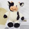 Cow Plush Stuffed Animal Toy 9 Inch Cow Plush Keychain Fluffy Cow Portable Stuffed Toy Perfect Birthday Gift