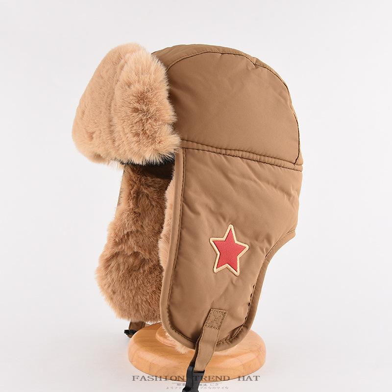 Кепка Pentagram Thunderbird для мужчин, мягкая, утолщенная, защитная кепка для ушей, женская, зимняя, теплая, для езды на велосипеде, для холодной, водонепроницаемой хлопковой шапки