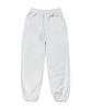 GAINSBORO Soft Fleece Jogger Pants_White Melange