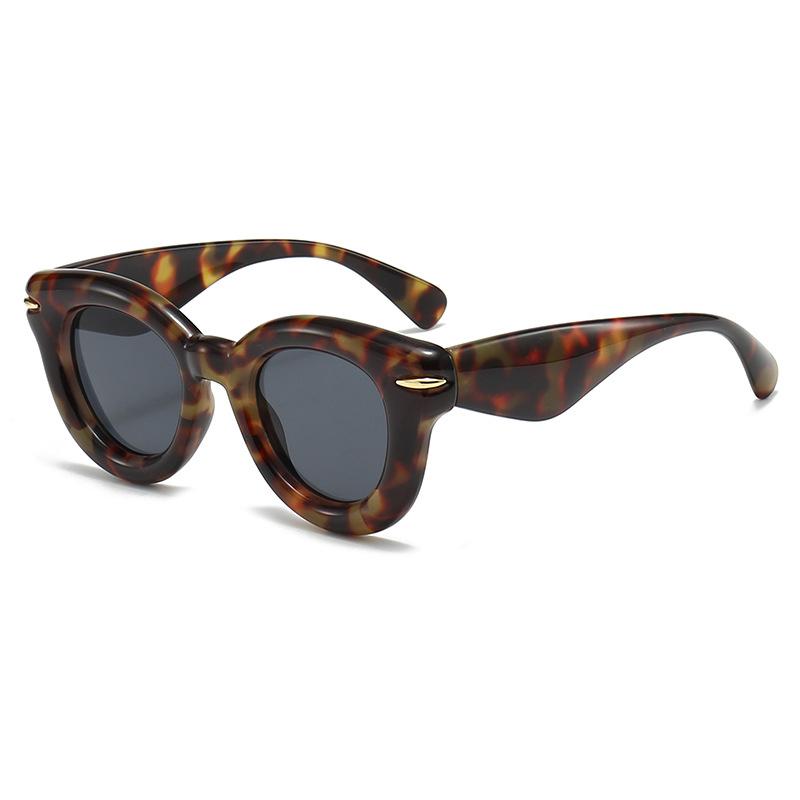 Солнцезащитные очки Bubble Inflatable Punk Oval Shades Мужские Женские Спортивные Толстые Солнцезащитные Очки Y2k Круглые Короткие Уличные Солнцезащитные Очки