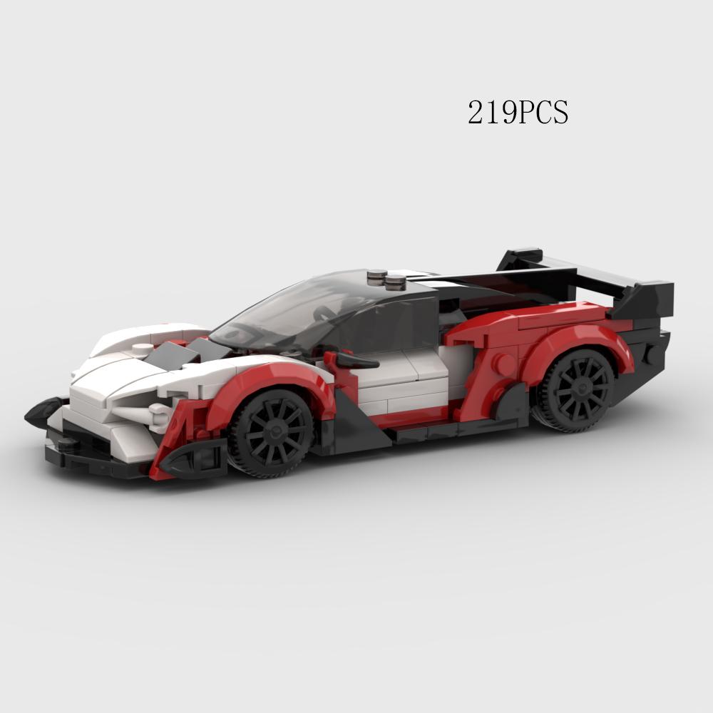 MOC Car Super Race City Speed ​​Sport Pickup Vehicle Model Building Blocks Rally Supercar Racing Bricks Christmas Gift Technical