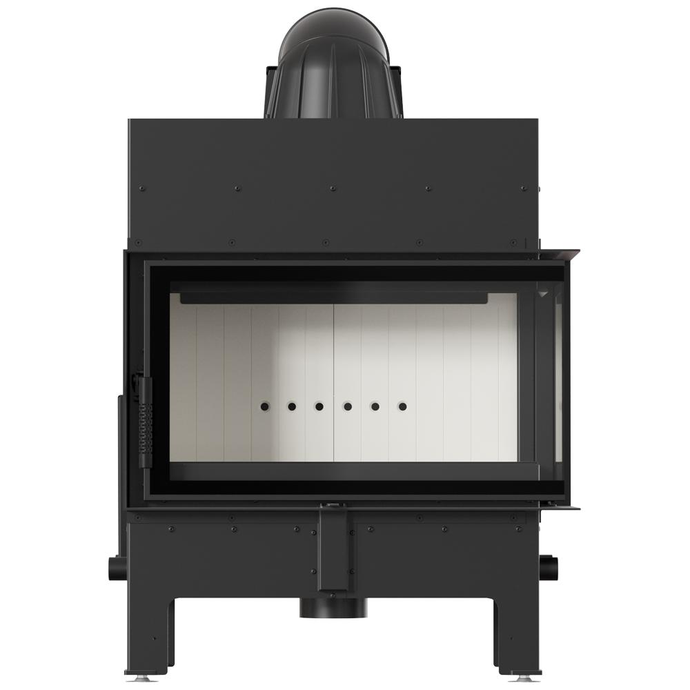Insert Fireplace KRATKI FLOKI M Right 10kW COMPLETE SET for BUILT-IN Ø 200