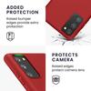 Case - BOOLING - for Samsung Galaxy S20 FE - Soft Silicone - Red - Shockproof Protection