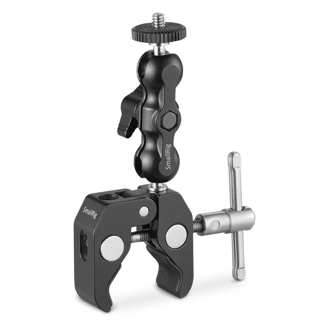 SmallRig Super Clamp Ball Head Arm with Magic Arm Crab Clamp Kit Compatible with MOVI 2164 Ronin-M/Ronin MX/Freefly etc. -