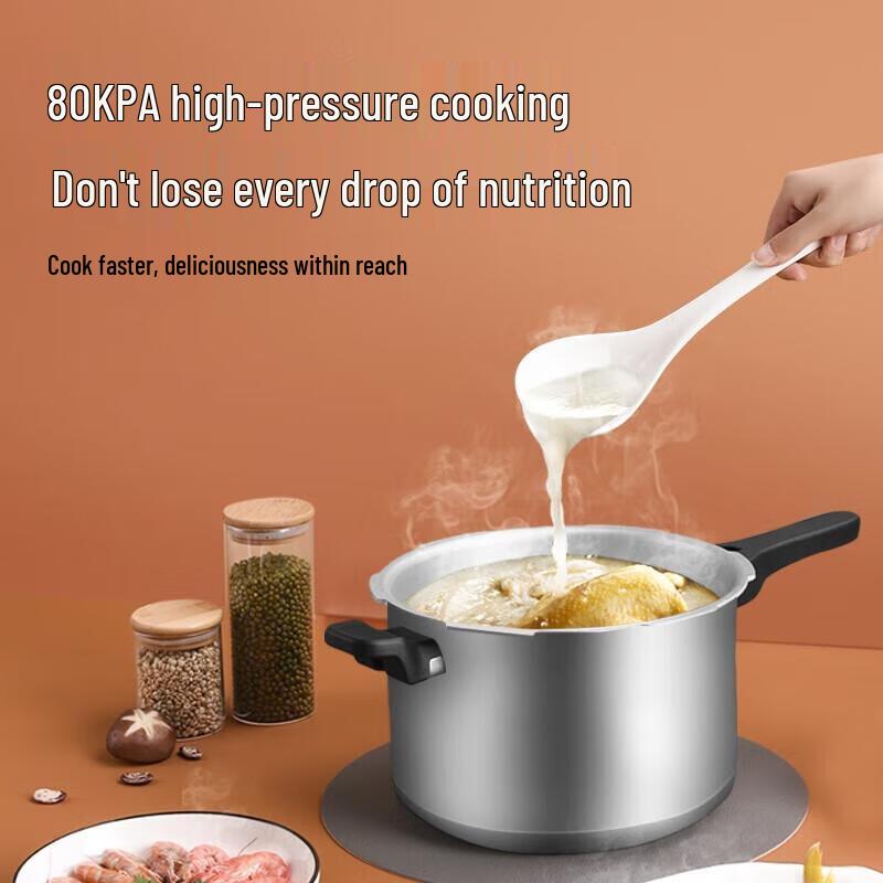 Shuangxi 304 Stainless Steel Gas & Induction Pressure Cooker