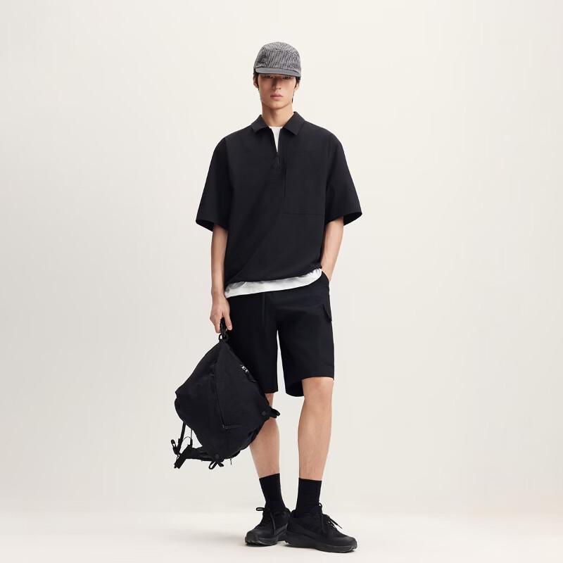 Jack&Jones Мужская повседневная рубашка с полумолнией
