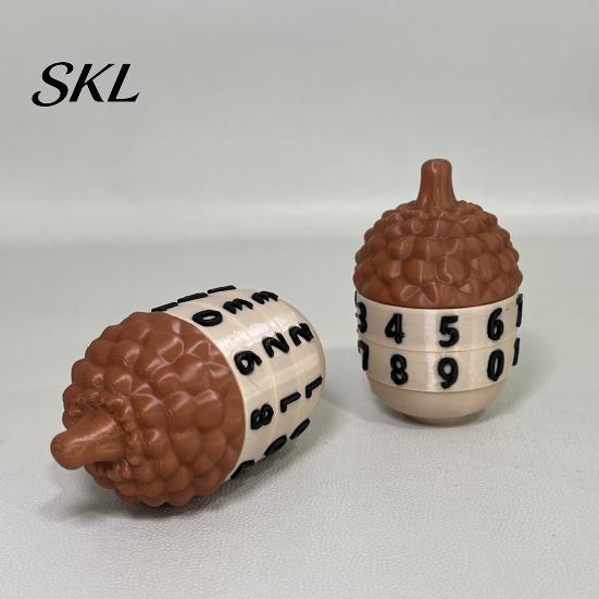 HP Counting Prop 3D Printed Acorn Tracker, Shape Life Counter, 2/3 Digits 3-digit Counter Rotating Tools Accessories for Tabletop Card Game