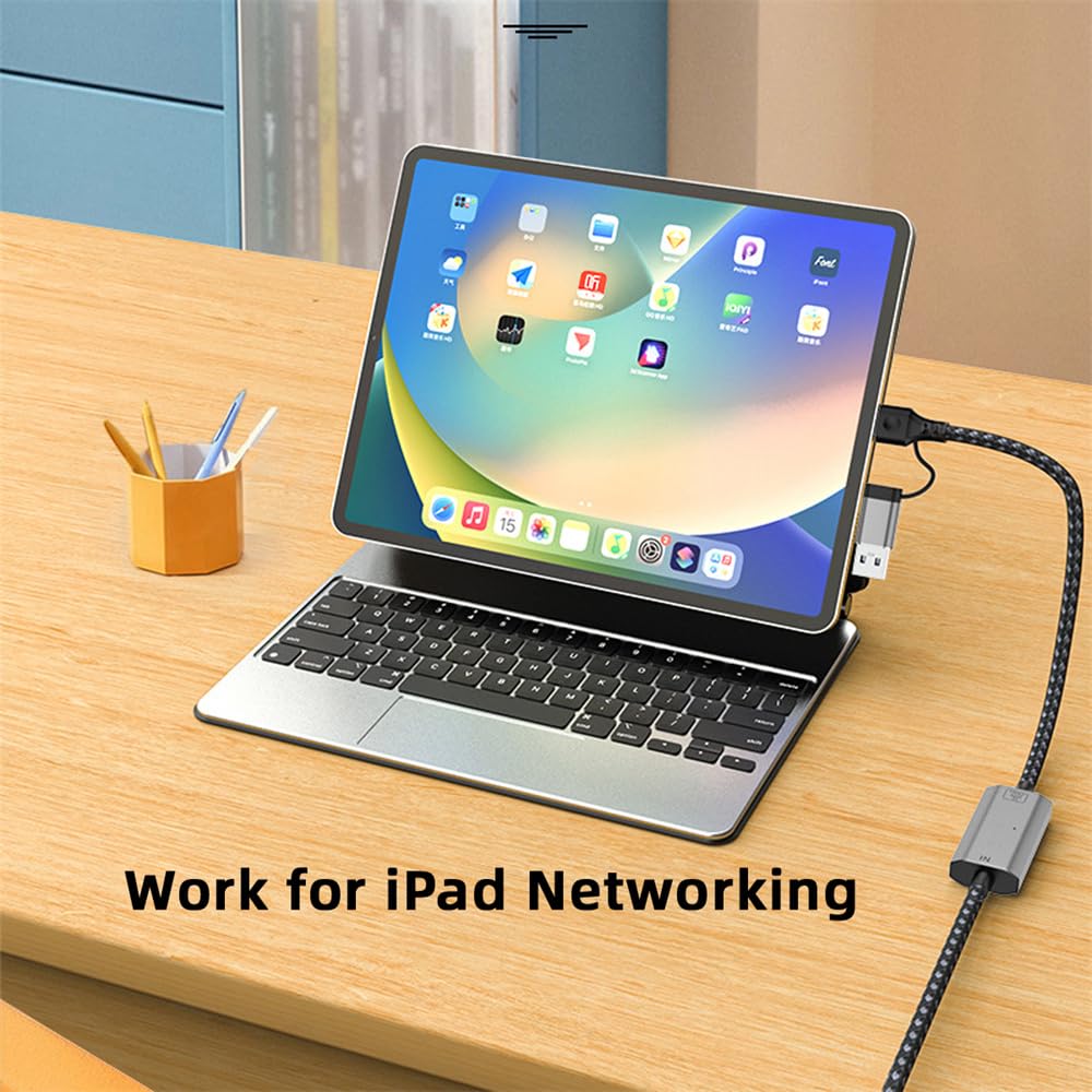 Xiwai USB Комбо URJ45 Папа Кабель Прямое Подключение Ethernet Кабель 1000 Мбит/с Гигабитная LAN Сеть Тип-A и Тип-C USB-C