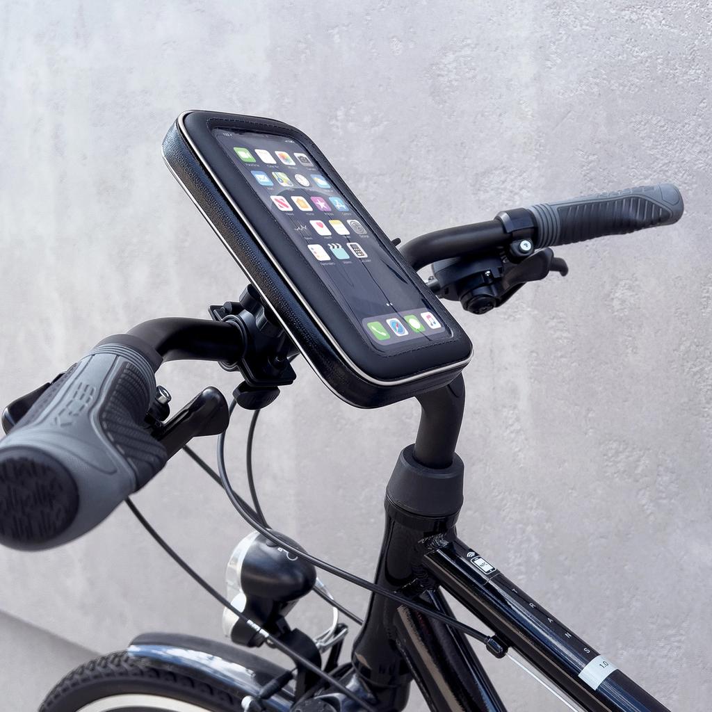 Wozinsky Phone Holder For Bicycle, Motorcycle, Scooter Black (Wbhbk7)