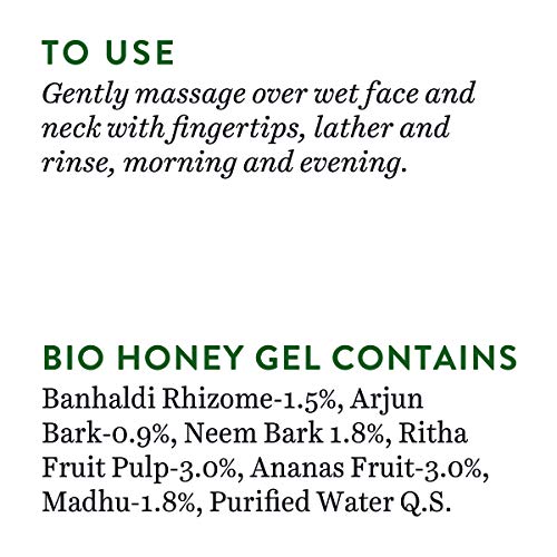 Biotique Honey Gel Foaming Face Cleanser 120ml – Soap-Free, Natural Glow, All Skin Types, Nourishing & Hydrating