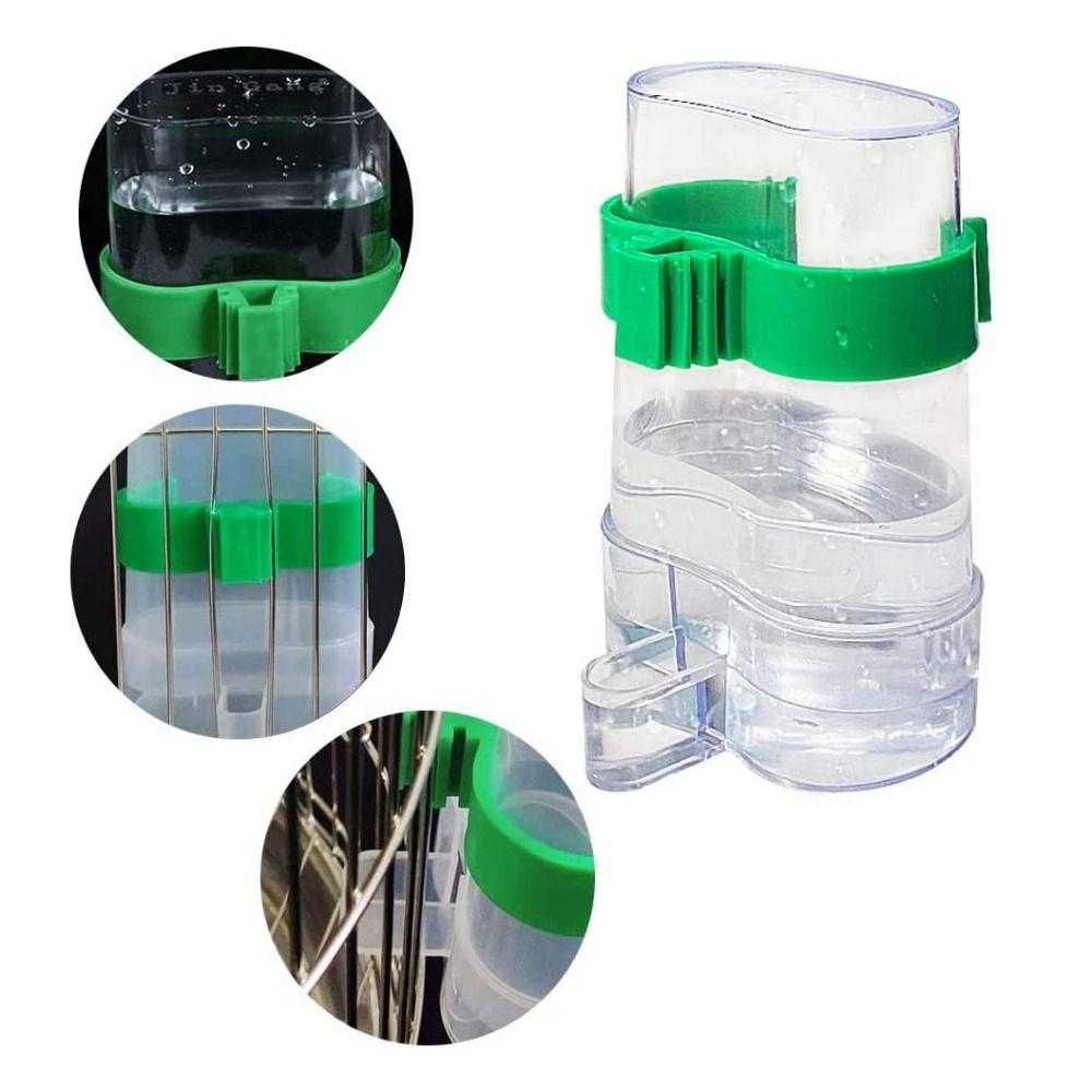 Plastic Bird Automatic Drinker Automati Parrots Feeder Waterer Bird Water Dispenser  Parrots