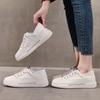 Women's Casual Shoes Leather White Shoes Women's 2025 New Breathable Student Board Shoes Women Sneakers White