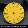 28.5MM Dial Size Watch Dial Face Colorful Dial Plate Watch Movement Dial for NH35 8215 2836 Watch