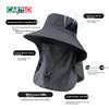 CARTELO Men's Sun Protection Hat UV Protection Outdoor Fishing Bucket Hat Summer Face Cover Sun Hat