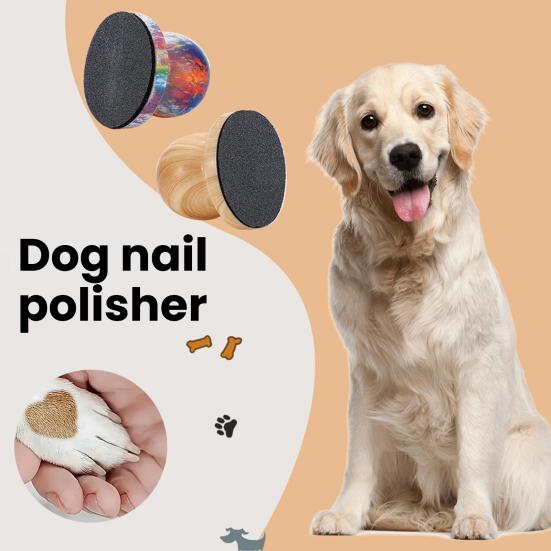 Silent Dog Nail File Dogs Self Nail File Dog Scratch Board with 4 Replaceable Filing Discs Gentle Pet Nail Care Tool for Dogs And Cats
