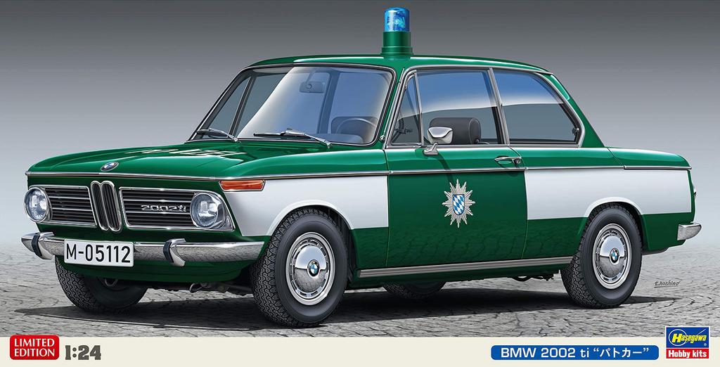 Hasegawa BMW 2002 ti Police Car Plastic Model Kit 20478 1/24
