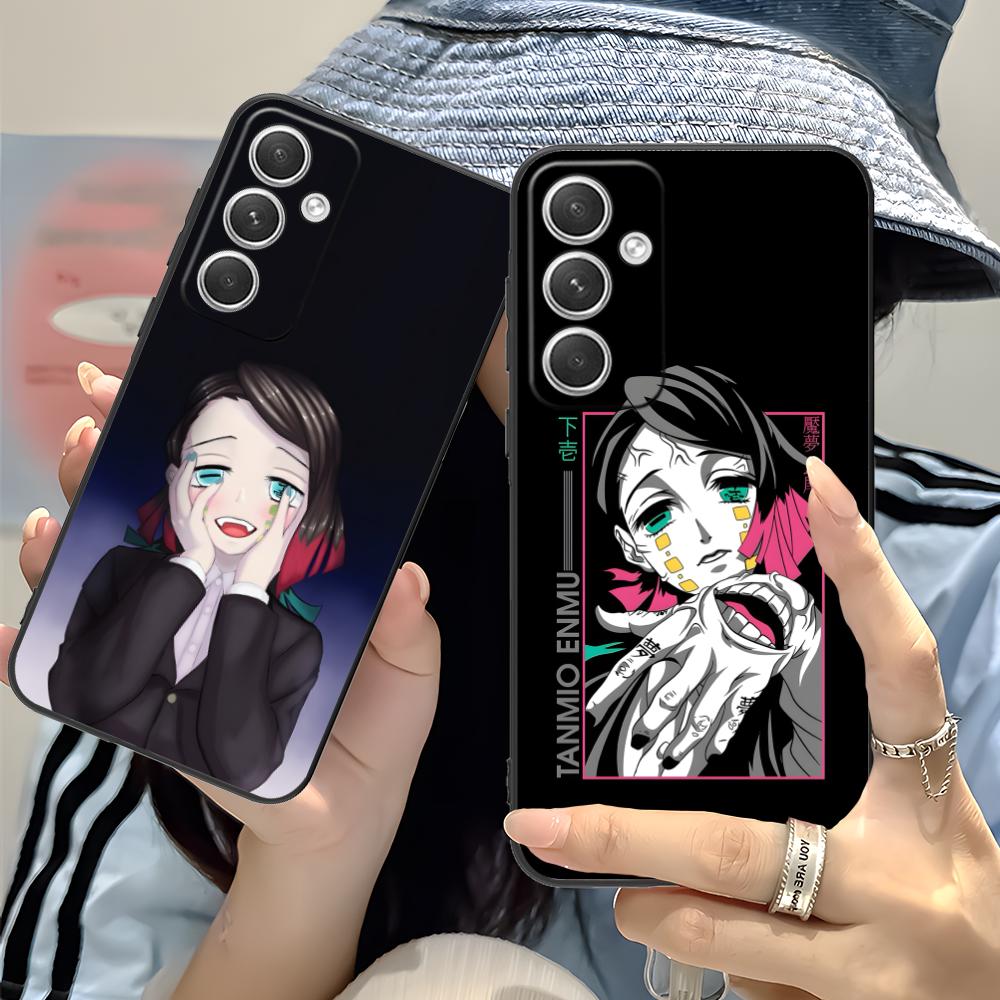 Чехол для телефона Demon Slayer Enmu Tamio для Samsung Galaxy S25 S24 S23 S22 S21 S20 Note20 Plus FE Ultra с цветной печатью Красивый