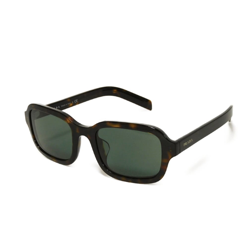 Used 11569 Square Shape Eyewear SPR11X-F 7968 Wellington Plastic Clear Black Demi Pattern Logo Acetate Havana Unisex