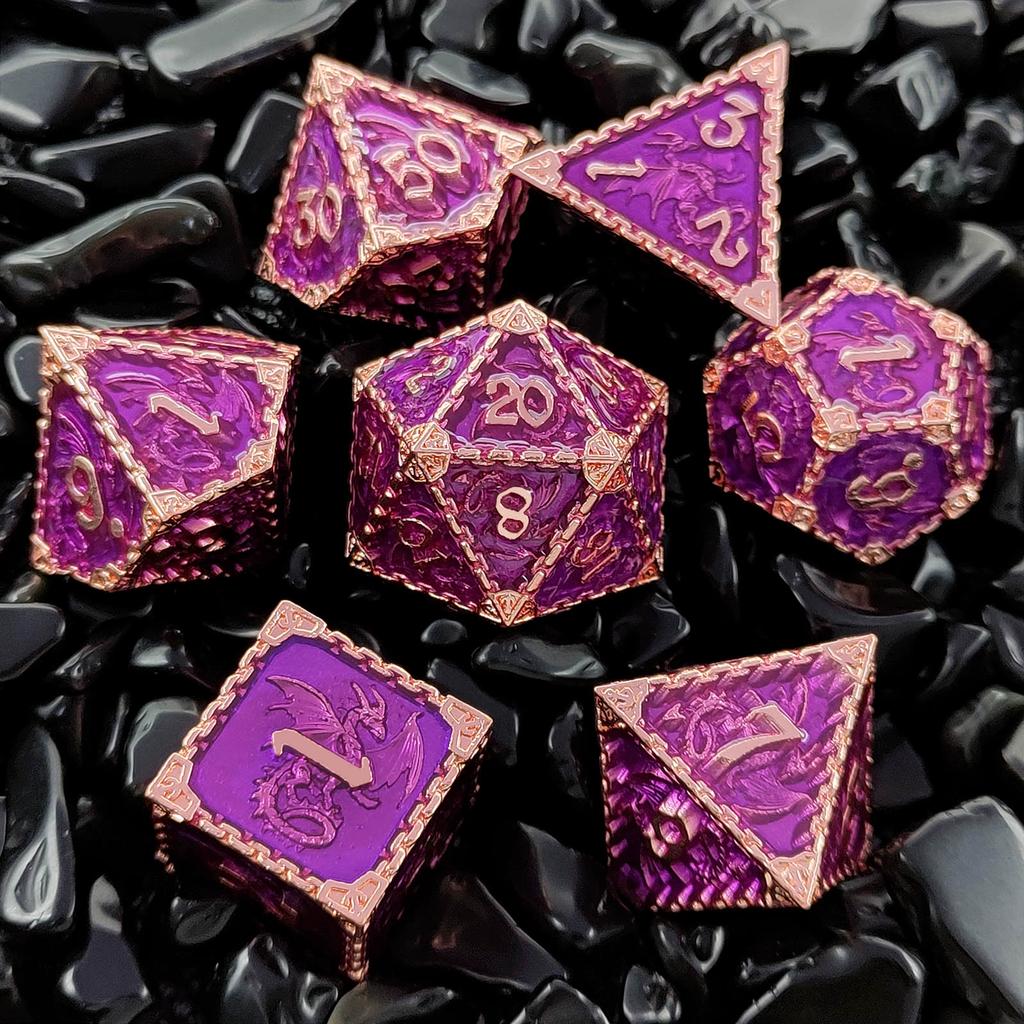 Metal coc running dice dnd dragons and dungeons multi-faceted rpg dice cthulhu d20 настольная игра
