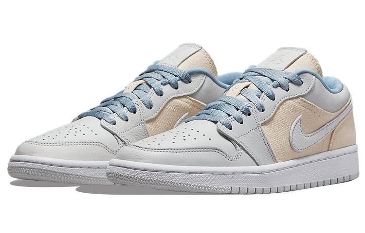 Jordan 1 Низкий Холст Ирис Шепот Парус Женский DQ4151-500