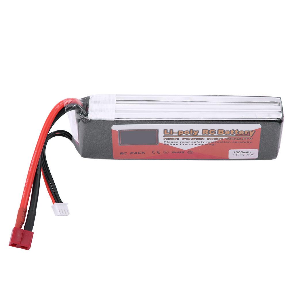 ZOP POWER 3S 11.1V 3500mAh 60C LiPo аккумулятор с T-образным разъемом (3500 мАч 60C)