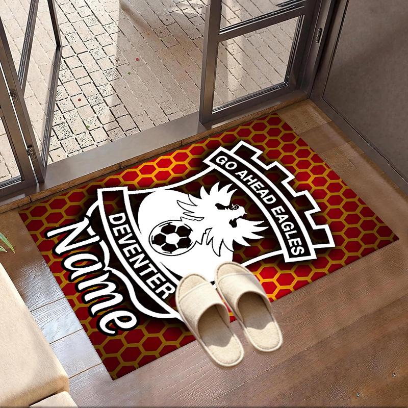 Custom Name Personalized Go Ahead Eagles Print Carpet, Versatile Home Decor Rug, for Playroom, Apartment, Balcony, Entryway, Hallway Gift