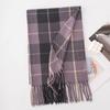 Plaid Scarf Women's Autumn and Winter New Versatile Thickened Shawl High-end Atmosphere Warm Scarf