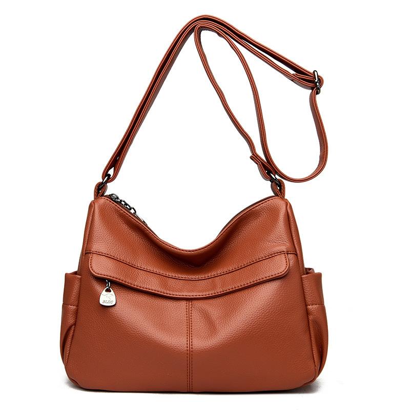 Women's Bag Luxury Soft Leather Women's Shoulder Bag Large Capacity Autumn New Mother Bag Crossbody Bag Women