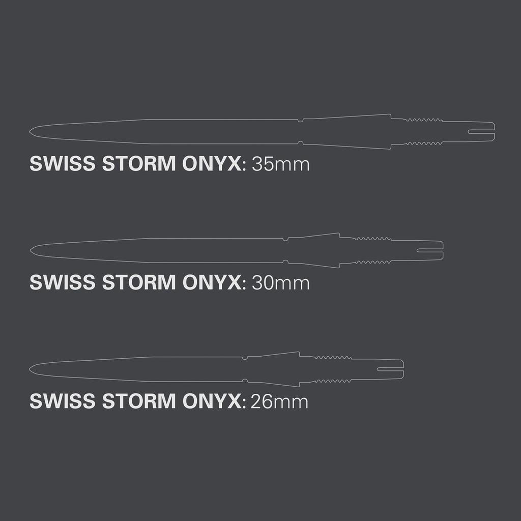 Мишени для дартса Swiss Storm ONYX Стальные наконечники 35 мм Золотые - 3 шт. Сменные наконечники для дартса для игры с высокой точностью