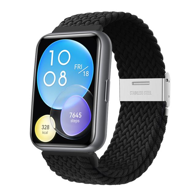 Нейлоновый ремешок для HUAWEI watch fit 2 ремешок для часов аксессуары плетеный solo loop ремешок браслет для HUAWEI watch fit2 новый ремешок