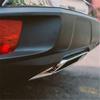 2 шт. Хромированная ABS накладка на заднюю выхлопную трубу для Peugeot 3008 5008 2017- 2018