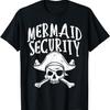 Русалка Безопасность Пиратская Семейная Вечеринка Папа Брат Футболка