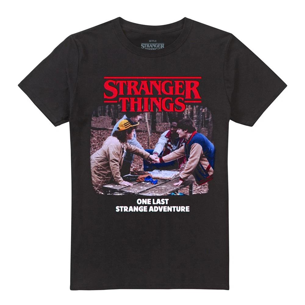 Stranger Things Одна последняя странная история Унисекс Футболка S-5XL, Черный