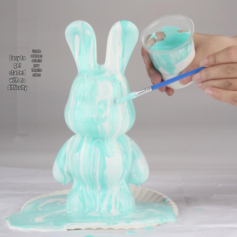 Сделай сам Виниловая кукла Жестокий медведь Брелок Набор пигментов