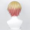 Professional  Tenma Tsukasa Cosplay Wig Project SEKAI COLORFUL STAGE! 30cm Gradient Heat Resistant Anime Tks Tms Wigs + Wig Cap