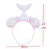 Mermaid Tail Headband With Shining Shell Tassel Fish Pattern Headdress Cloth For Kids Girls Princess Birthday Mermaid Party Decoration Supplies
