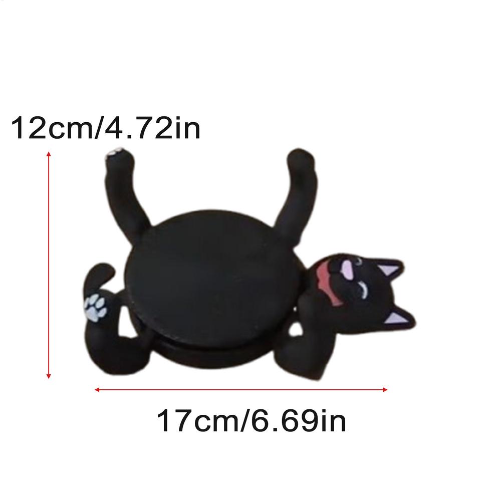 Cat Coasters Funny Cup Coasters 3D Printed Toys Desk Decor Non-Slip Cup Holder Home Decorations Party Favors for Cat Lovers