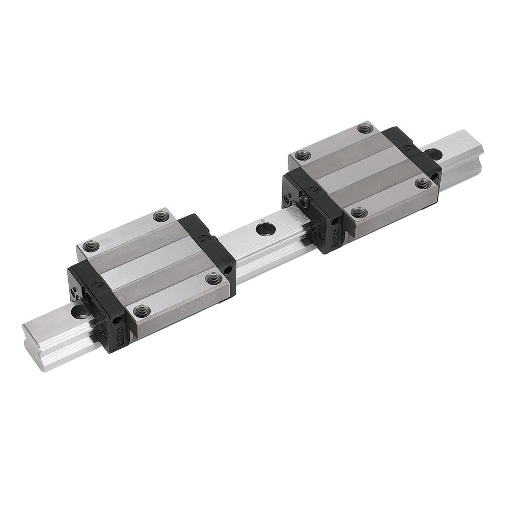 Линейный рельсовый направляющий 300 мм с 2 шт. каретки HGW25CC, комплект направляющих для ЧПУ, стальной подшипник