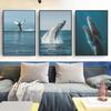 Boho Style Summer Pool Beach Palm Whale Northern Europe Posters Prints Canvas Painting Wall Art Picture Living Room Home Decor