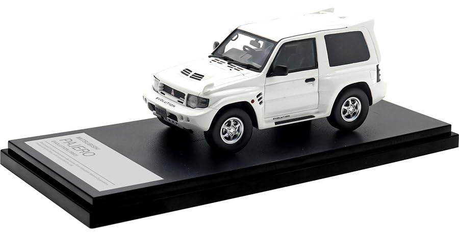 Hi Story Mitsubishi PAJERO EVOLUTION Sophia White Finished Product 1/43 (1997)