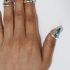 BRILLPIECE Mono Arc Nail Ring