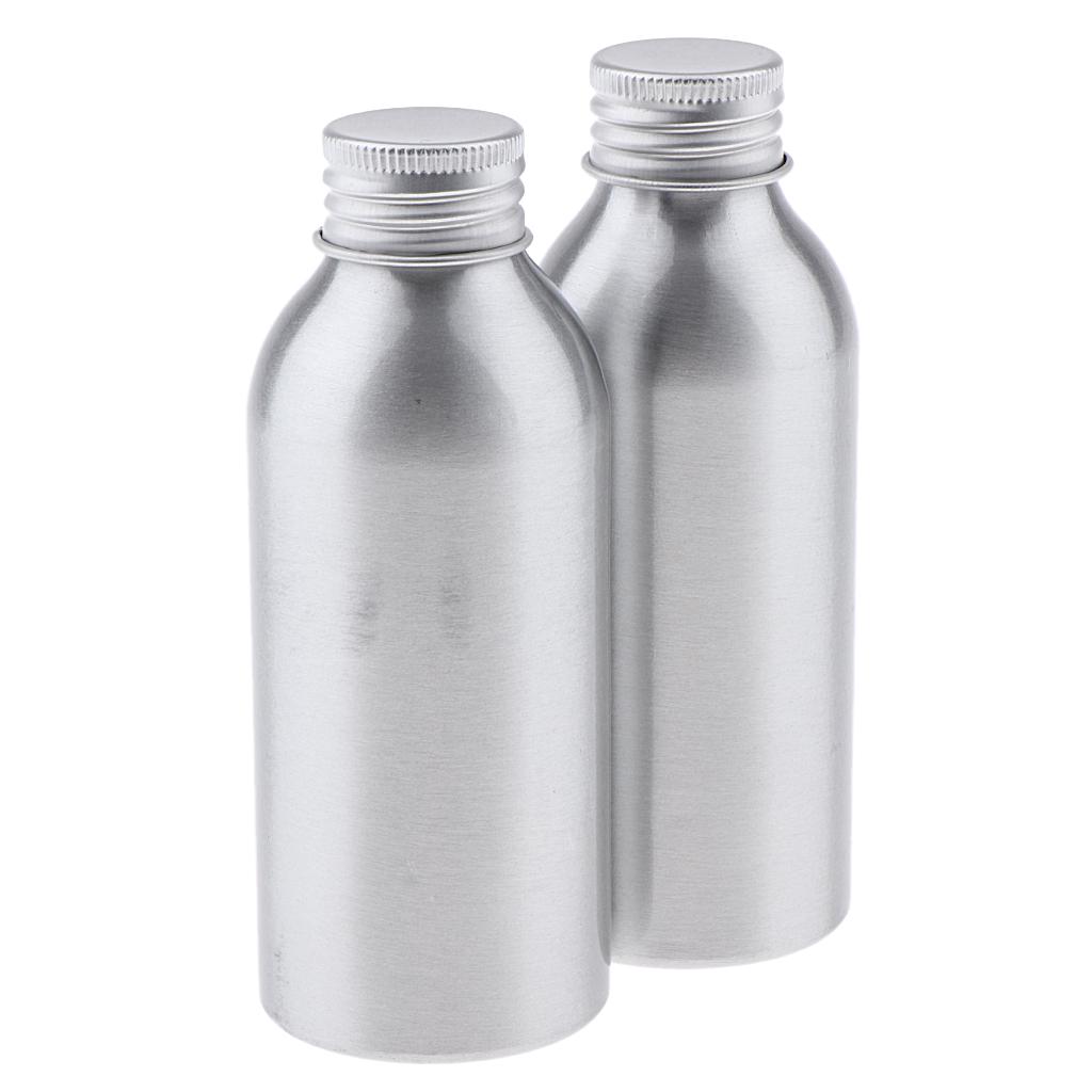 2 шт. Пустой алюминиевый флакон для хранения косметических средств, дозатор 50 мл