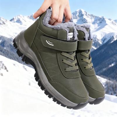 Теплая обувь для женщин Новые кроссовки из искусственного меха с длинным плюшем Женские туфли на платформе Удобные теплые плоские хлопковые ботильоны для пар