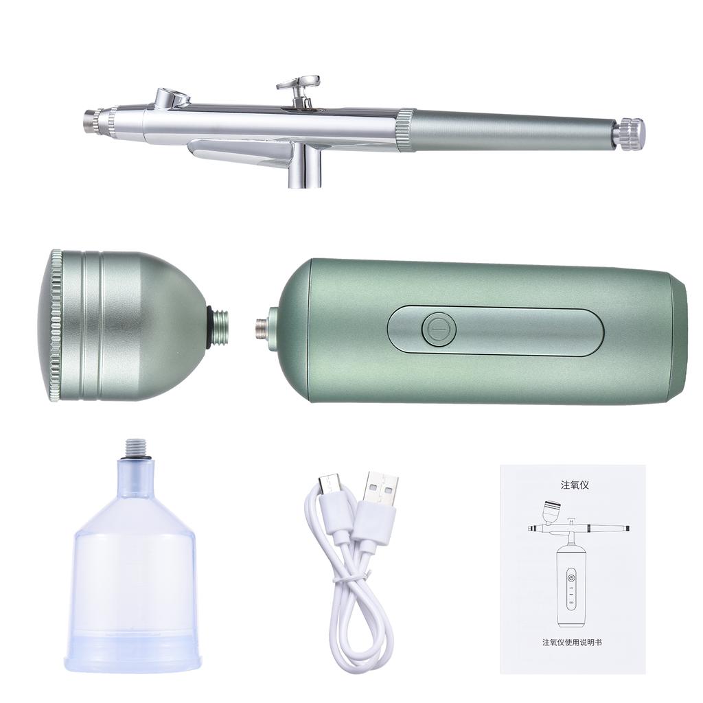 Portable Airbrush with Compressor Handheld Cordless Air Brush Pen Dual-Action 2-level Adjustable
