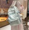 Школьный рюкзак Женский рюкзак со звездами Рюкзак для ученика средней школы Легкий рюкзак