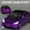 Масштаб 1/32 Tesla MODEL 3 литая модель автомобиля игрушечные машинки украшения автомобиля детские игрушки для детей подарки для мальчиков игрушка