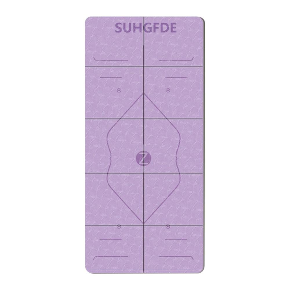 Экологичный гимнастический мат толщиной 4 мм, коврик для сна для кемпинга, спортивное оборудование для зала