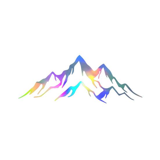 Наклейка для декора автомобиля, горный узор, тонкая работа, красочная виниловая наклейка для стайлинга автомобиля, декоративная наклейка для автомобиля