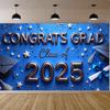 Выпускной Декор Детали с Кисточками Украшение Мероприятия Баннер Класс 2025 Декоративные Звезды Баннер для Выпускного Вечера Для Церемонии Выпуска